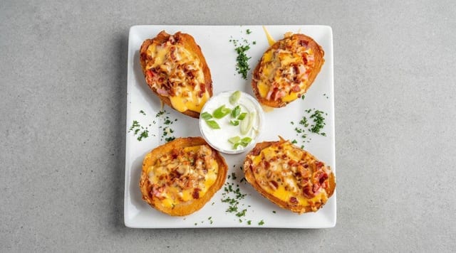 Loaded Potato Skins.