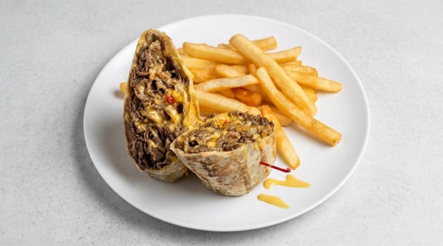 Cheesesteak Wrap.