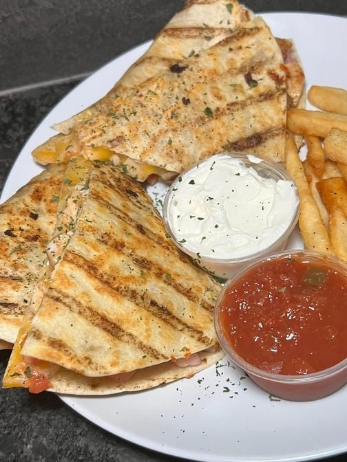 Cheesesteak Quesadilla.