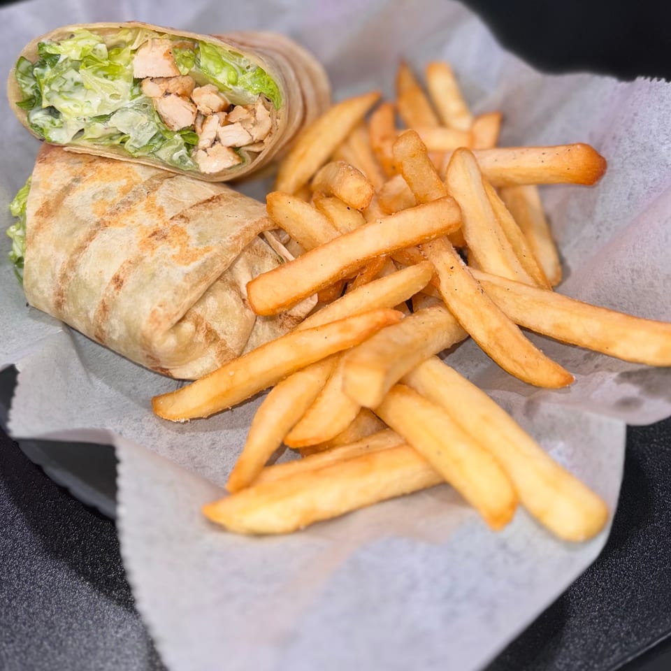 Delicious Chicken Caesar Wrap